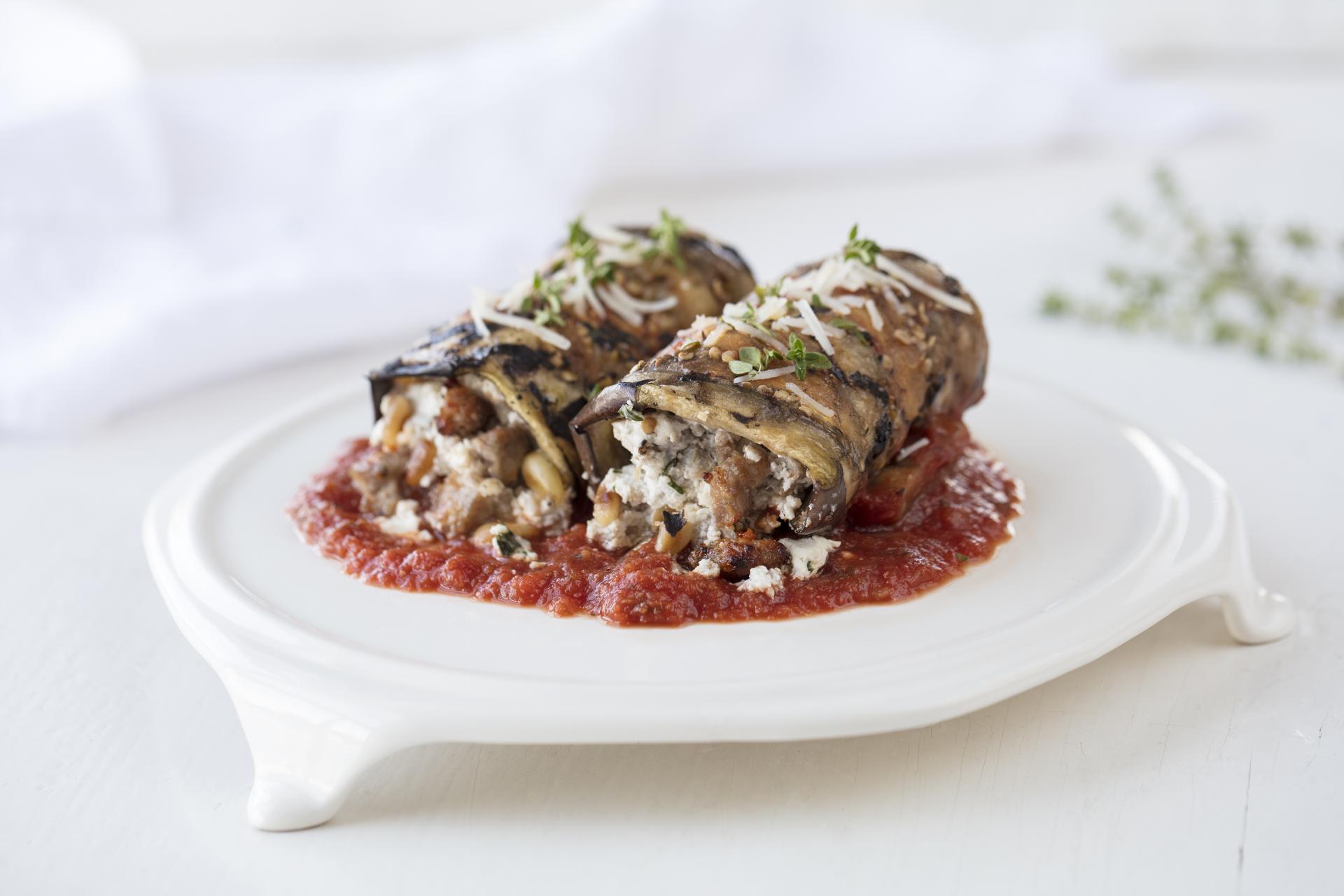 Eggplant Rollatini with Herbs de Humboldt®